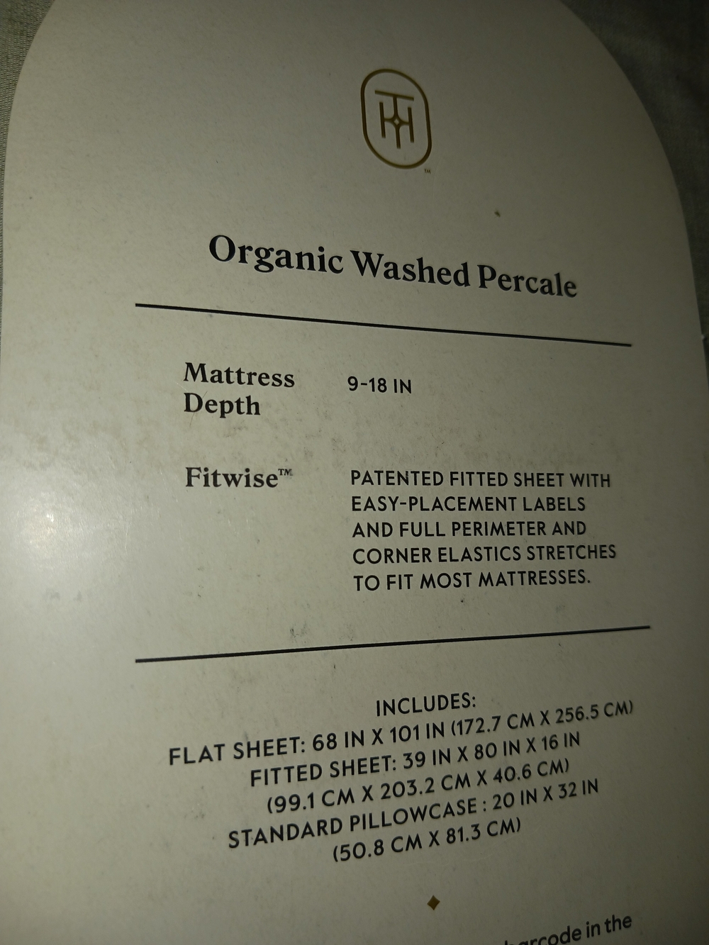 ✨️SEALED✨️ Threshold Organic Washed Percale Sheet Set Green Chambray - Picture 6 of 11